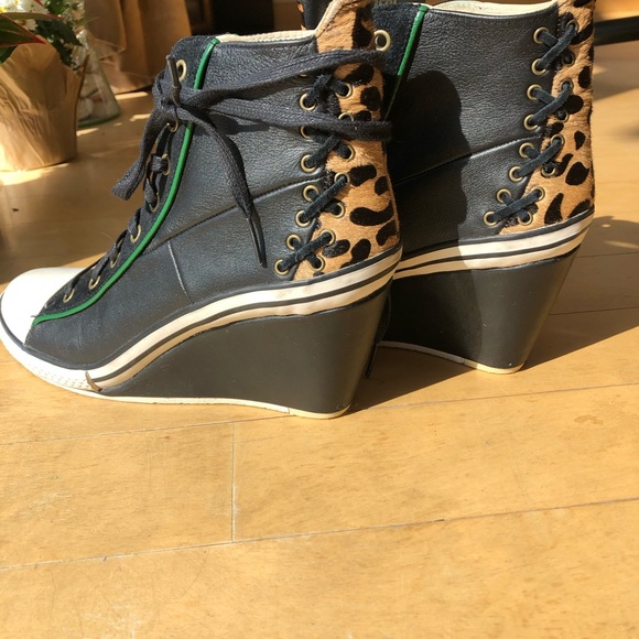 JustCavalli  Wedge Cheetah sneakers size EU41/US 10.5 Free Shipping - Picture 5 of 13